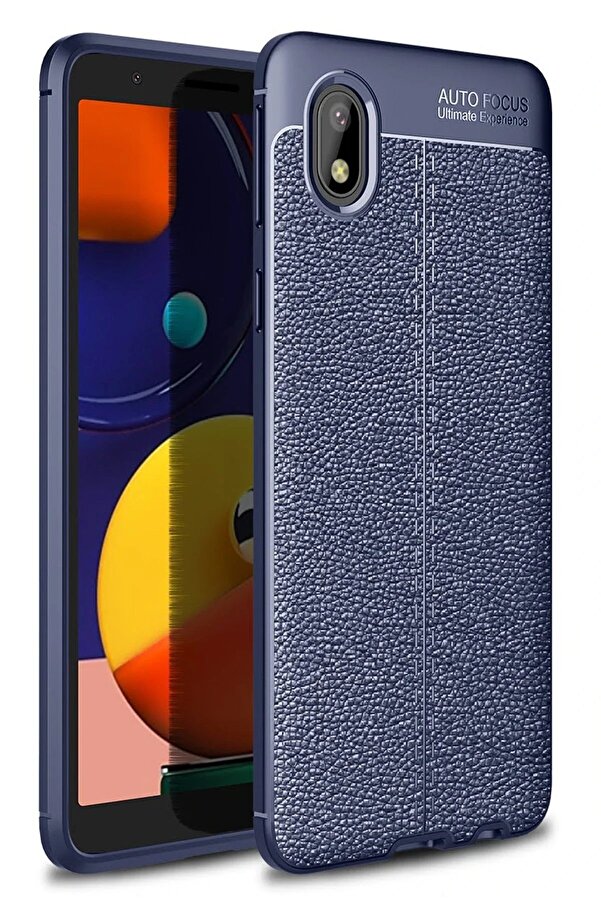 Samsung Galaxy A01 Core Kılıf Auto Focus Kapak - Laci̇vert - Dropx3448-8991