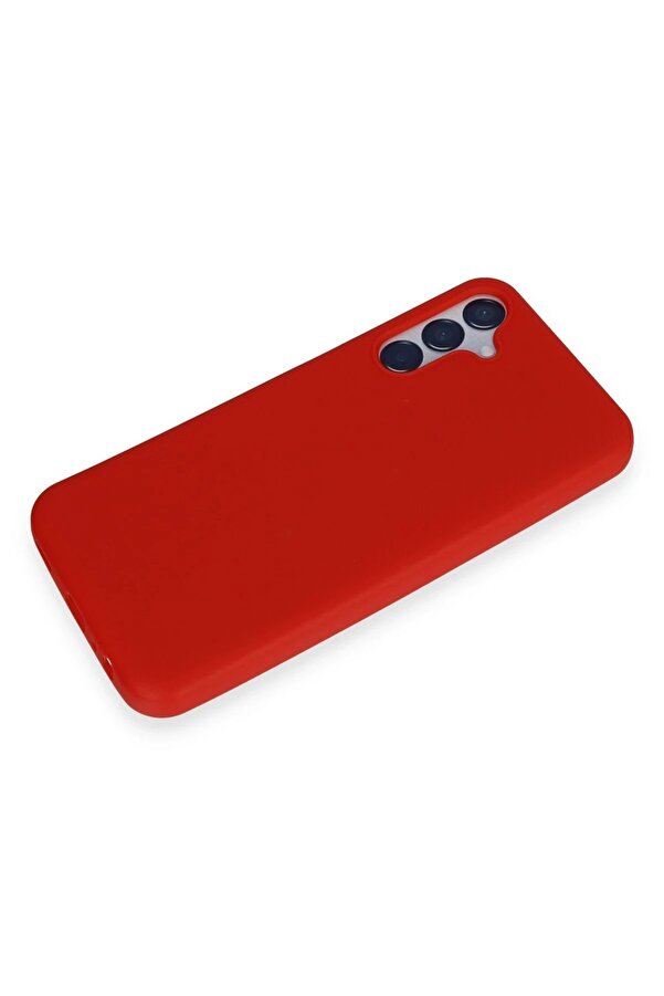 Samsung Galaxy M15 Kılıf Fi̇rst Si̇li̇kon - Kırmızı - Dropx3669-7668