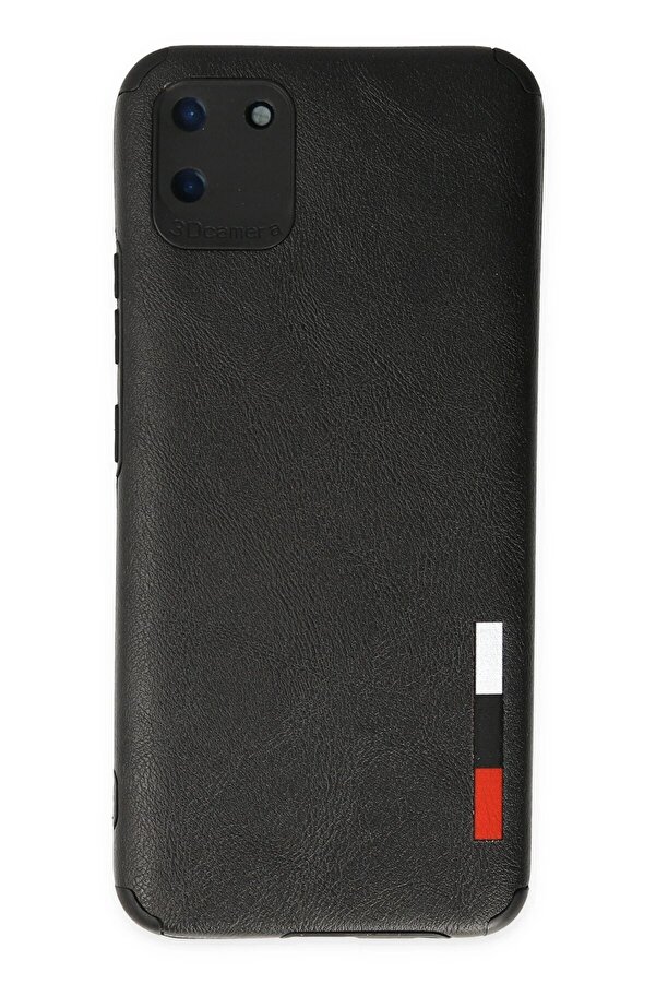 Realme C11 Kılıf Loop Deri̇ Si̇li̇kon - Si̇yah - Dropx5891-3401