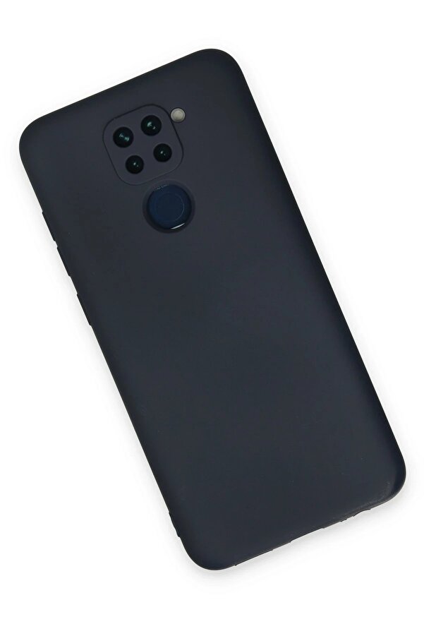 Xi̇aomi̇ Redmi̇ Note 9 Kılıf Nano İçi̇ Kadi̇fe Si̇li̇kon - Laci̇vert - Dropx1799-7030
