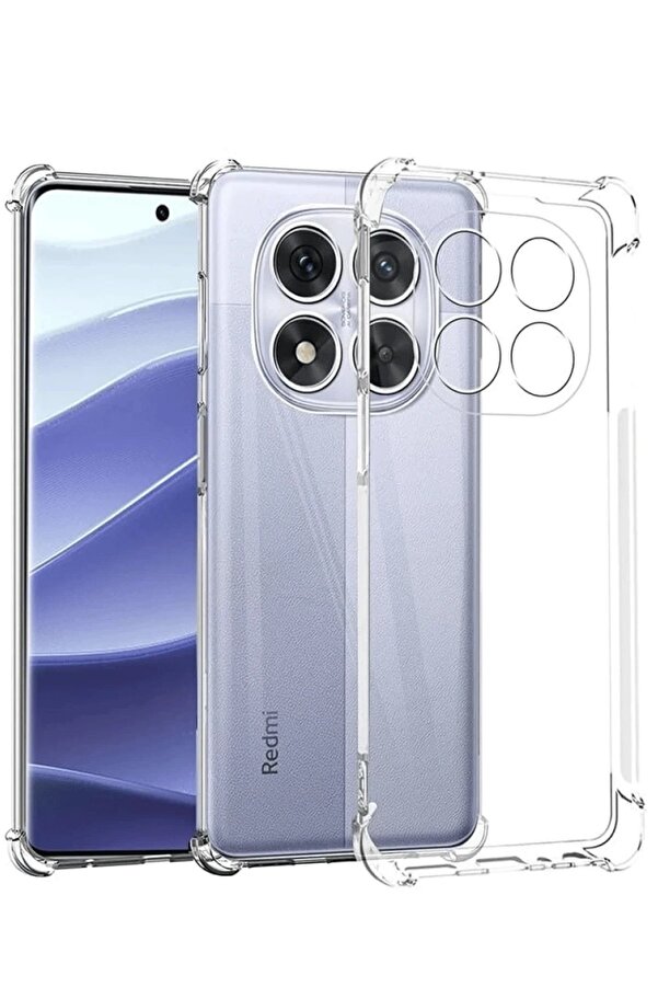 Xi̇aomi̇ Redmi̇ Note 14 Pro 5G Kılıf Lüx Şeffaf Si̇li̇kon - Dropx4328-9339