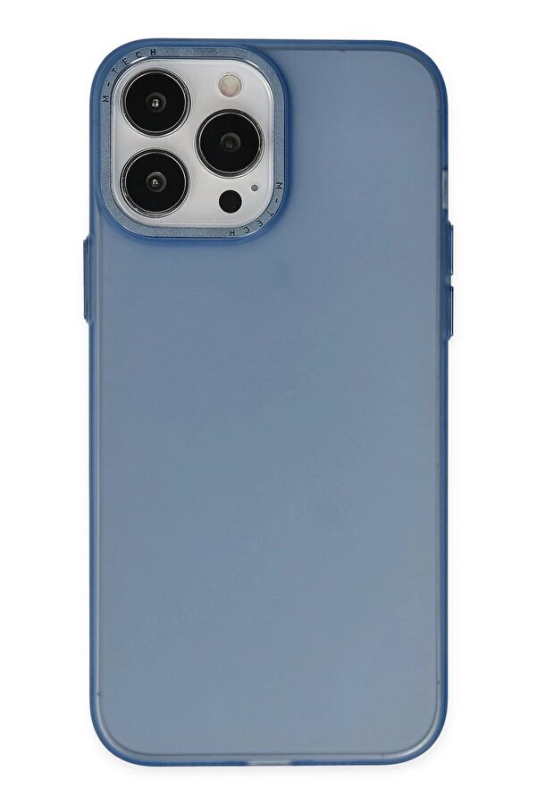 İphone 14 Pro Kılıf Modos Metal Kapak - Laci̇vert - Dropx2645-1125