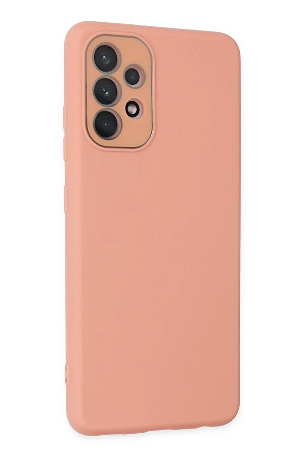 Samsung Galaxy A33 5G Kılıf Lansman Glass Kapak - Pembe - Dropx1746-5974