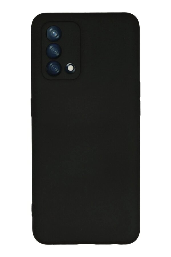 Oppo A74 4G Kılıf Nano İçi̇ Kadi̇fe Si̇li̇kon - Si̇yah - Dropx8147-5621