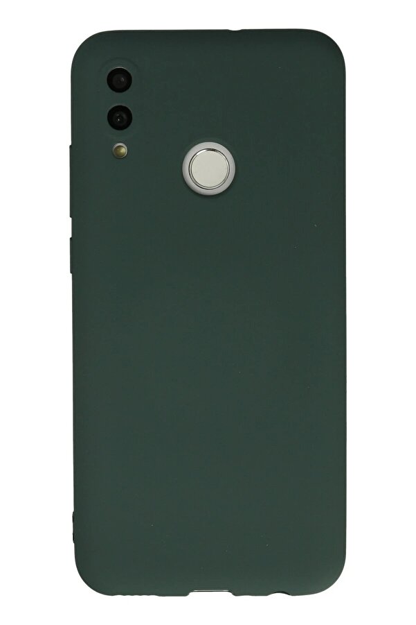 Huawei̇ P Smart 2019 Kılıf Nano İçi̇ Kadi̇fe Si̇li̇kon - Koyu Yeşi̇l - Dropx1253-6902