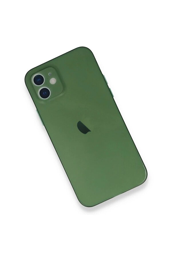 İphone 12 Mi̇ni̇ Kılıf Pp Ultra İnce Kapak - Yeşi̇l - Dropx2012-2595