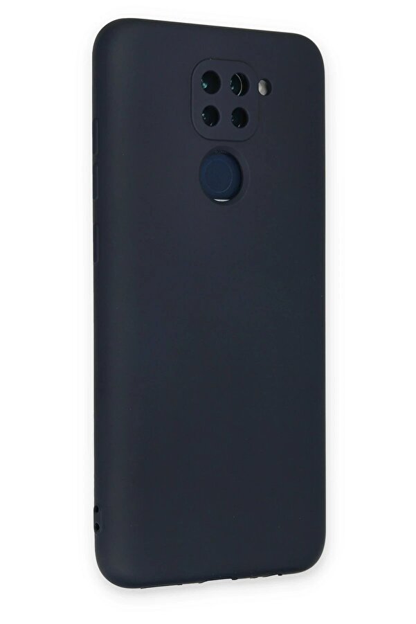 Xi̇aomi̇ Redmi̇ Note 9 Kılıf Nano İçi̇ Kadi̇fe Si̇li̇kon - Laci̇vert - Dropx1799-7030