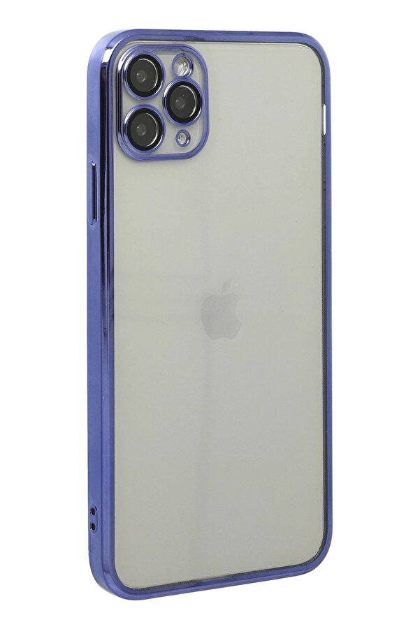 İphone 11 Pro Kılıf Lensli̇ Si̇li̇kon - Mor - Dropx8252-9014
