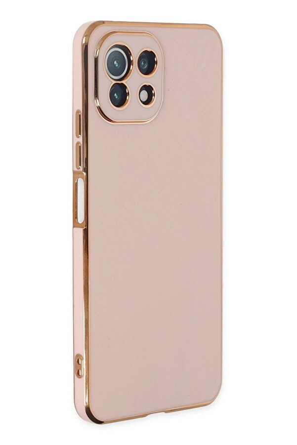 Xi̇aomi̇ Mi̇ 11 Li̇te Kılıf Volet Si̇li̇kon - Pembe - Dropx9501-6463