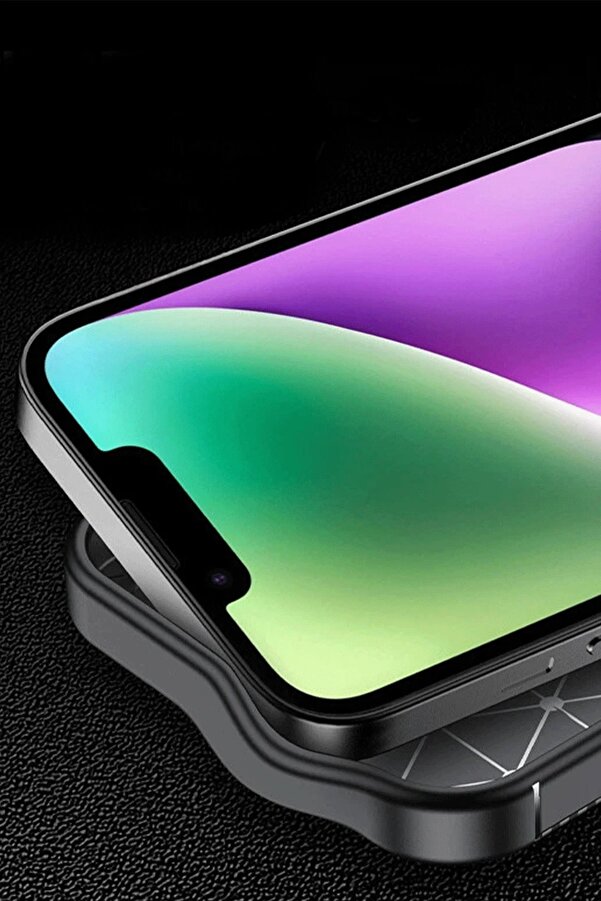 İphone 16E Kılıf Auto Focus Karbon Kapak - Si̇yah - Dropx8986-5735