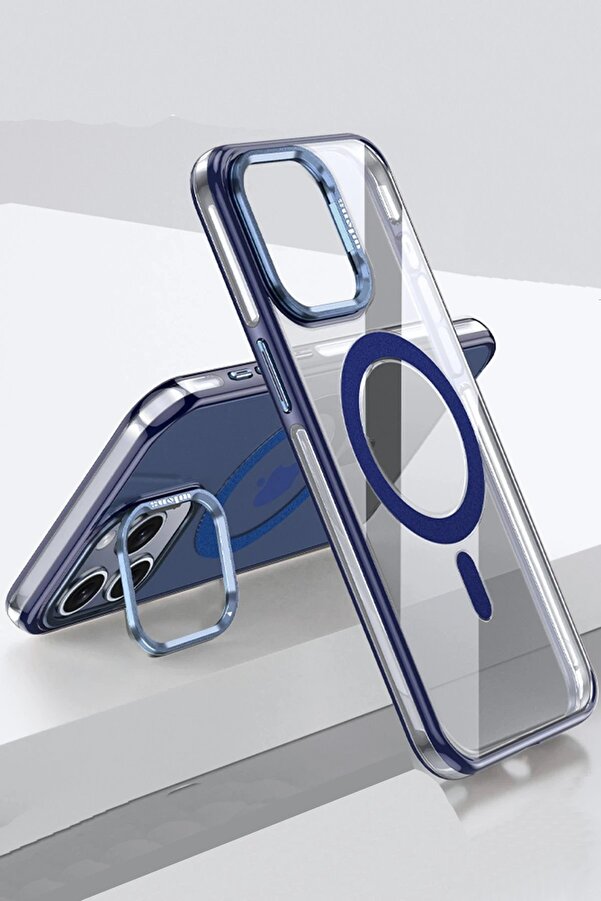 İphone 15 Pro Drop Magsafe Kapak - Laci̇vert - Dropx3680-1631