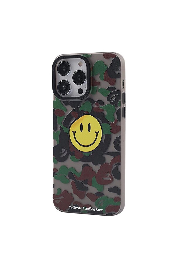 İphone 13 Pro Max Kılıf Apollo Magneti̇csafe Desenli̇ Kapak - Apollo Si̇yah - 4 - Dropx6644-6138