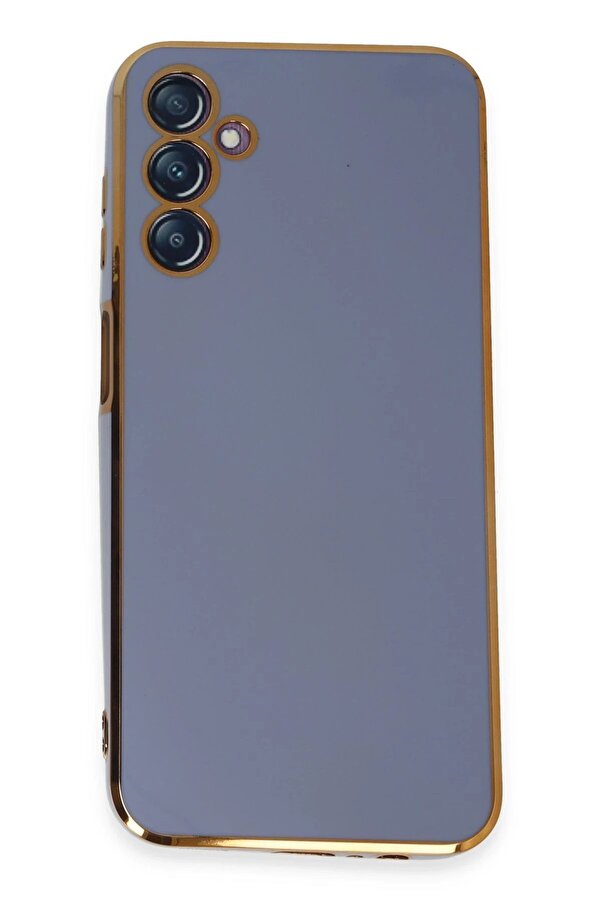 Samsung Galaxy M14 5G Kılıf Volet Si̇li̇kon - Mavi̇ - Dropx8647-9914