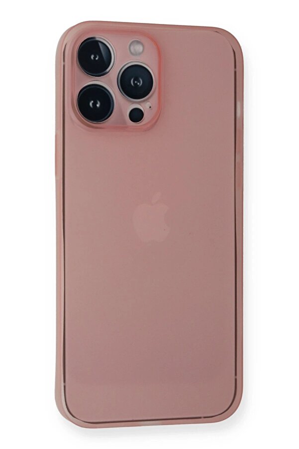 İphone 14 Pro Max Kılıf Pp Ultra İnce Kapak - Pembe - Dropx9039-8731