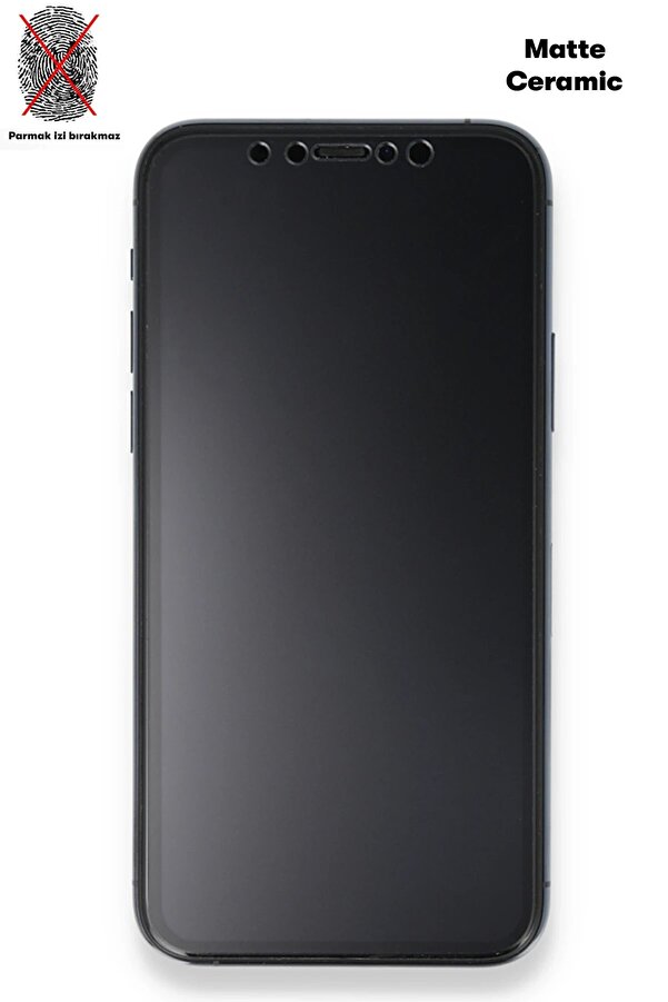 İphone 8 Plus Mat Serami̇k Nano Ekran Koruyucu - Beyaz - Dropx3202-5927