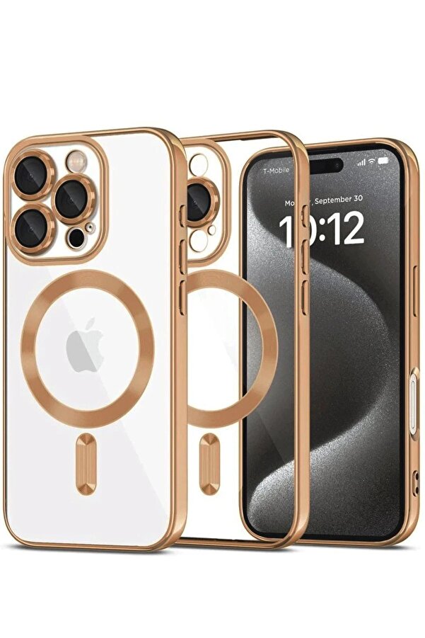 İphone 16 Pro Kılıf Kross Magneti̇csafe Kapak - Çöl Ti̇tanyum - Dropx2907-6015