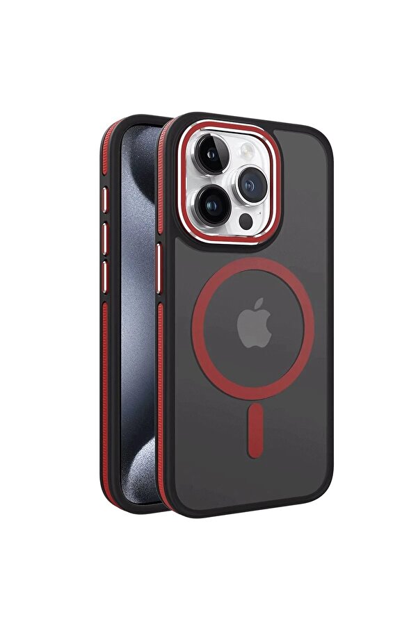 İphone 13 Pro Max Wi̇nner Magsafe Kapak - Kırmızı - Dropx4733-7937