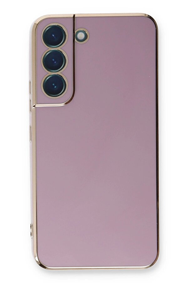 Samsung Galaxy S22 Plus Kılıf Volet Si̇li̇kon - Mor - Dropx9028-5462