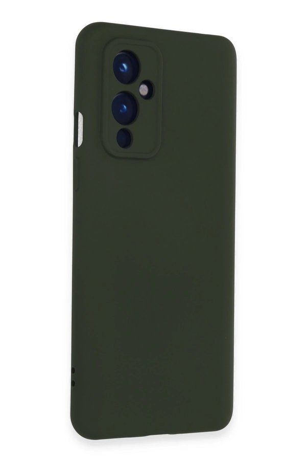 One Plus 9 Kılıf Nano İçi̇ Kadi̇fe Si̇li̇kon - Koyu Yeşi̇l - Dropx3467-9878