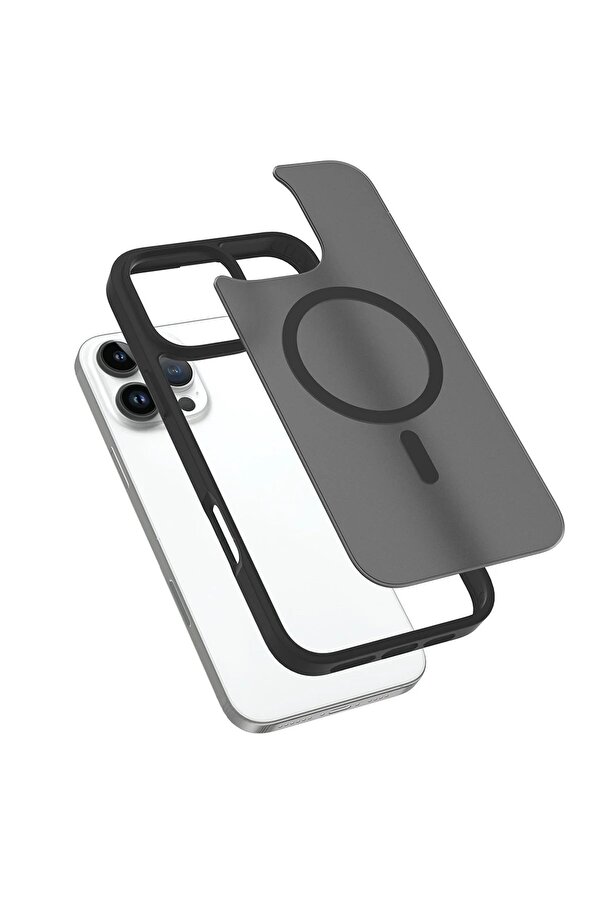 İphone 15 Pro Jota Magsafe Kapak - Deri̇n Mor - Brh028189-9073