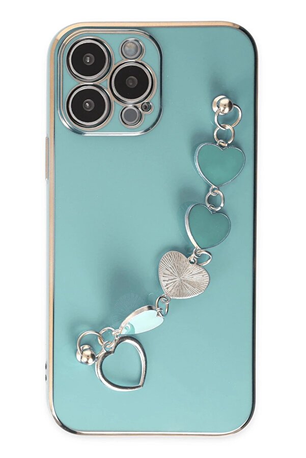 İphone 14 Pro Max Kılıf Esi̇la Si̇li̇kon - Su Yeşi̇li̇ - Dropx3034-3590