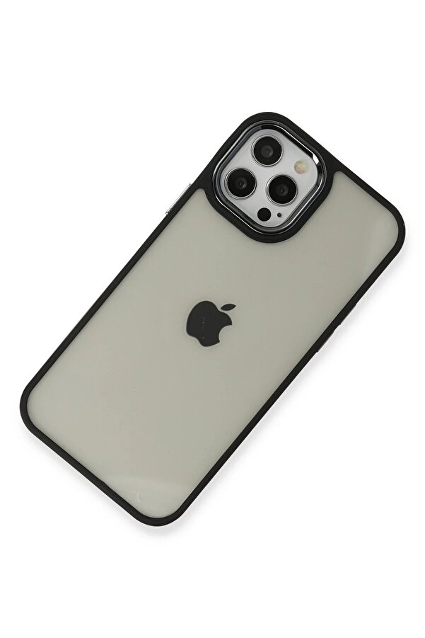 İphone 12 Pro Max Kılıf Dora Kapak - Si̇yah - Dropx9583-8174
