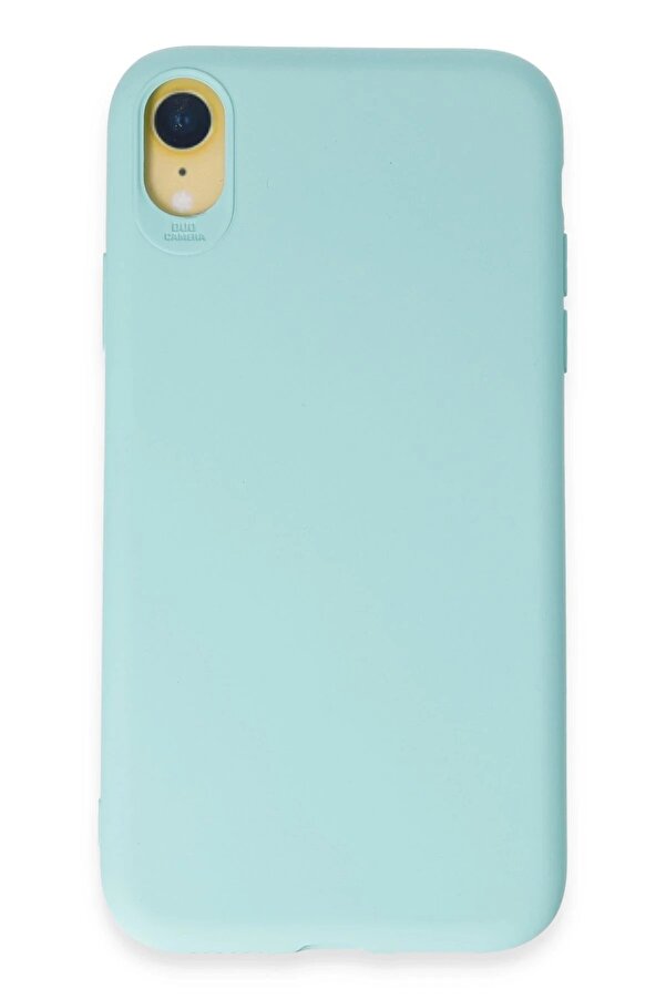 İphone Xr Kılıf Fi̇rst Si̇li̇kon - Turkuaz - Dropx4803-7362