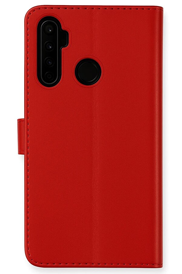 Realme 6İ Kılıf Trend S Plus Kapaklı Kılıf - Kırmızı - Dropx2740-6356
