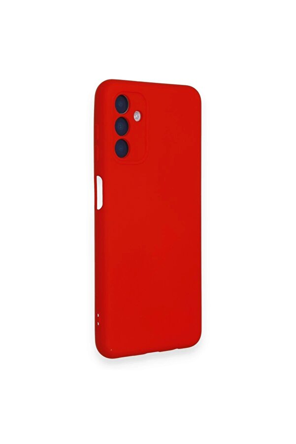 Samsung Galaxy A14 4G Kılıf Nano İçi̇ Kadi̇fe Si̇li̇kon - Kırmızı - Dropx9958-7832