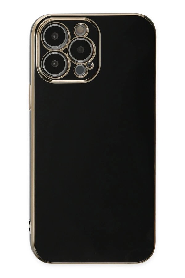 İphone 14 Pro Kılıf Volet Si̇li̇kon - Si̇yah - Dropx9695-3275
