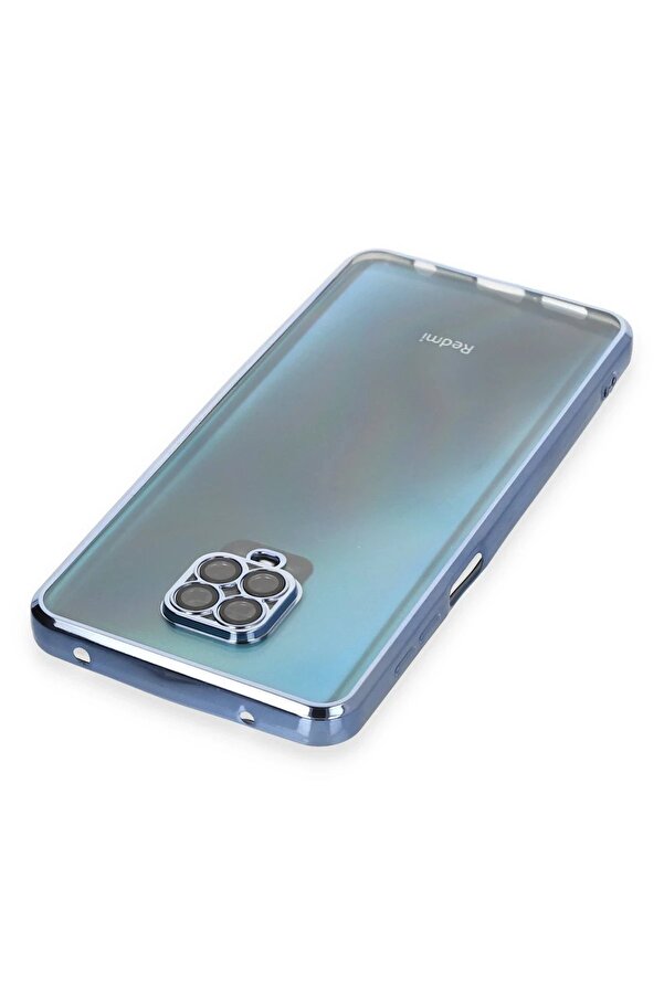 Xi̇aomi̇ Redmi̇ Note 9 Pro Kılıf Lensli̇ Si̇li̇kon - Açık Mavi̇ - Dropx3526-8516