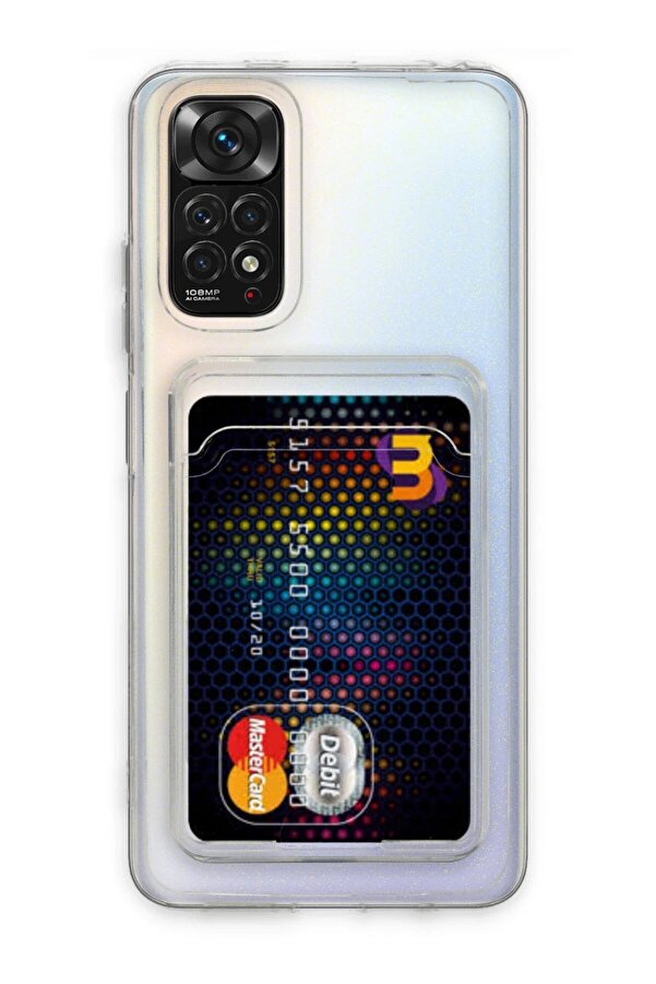 Xi̇aomi̇ Redmi̇ Note 11 Kılıf Kart Şeffaf Si̇li̇kon - Şeffaf - Dropx2934-3808