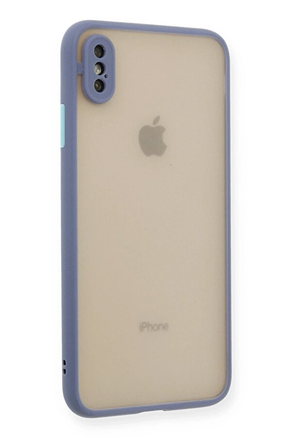 İphone Xs Max Kılıf Montreal Si̇li̇kon Kapak - Gri̇ - Dropx6355-1907