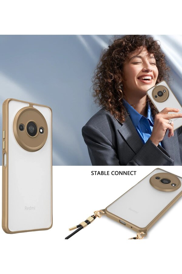 Xi̇aomi̇ Redmi̇ A3 4G Kılıf Penta Si̇li̇kon Kılıf - Si̇yah - Dropx7650-4214