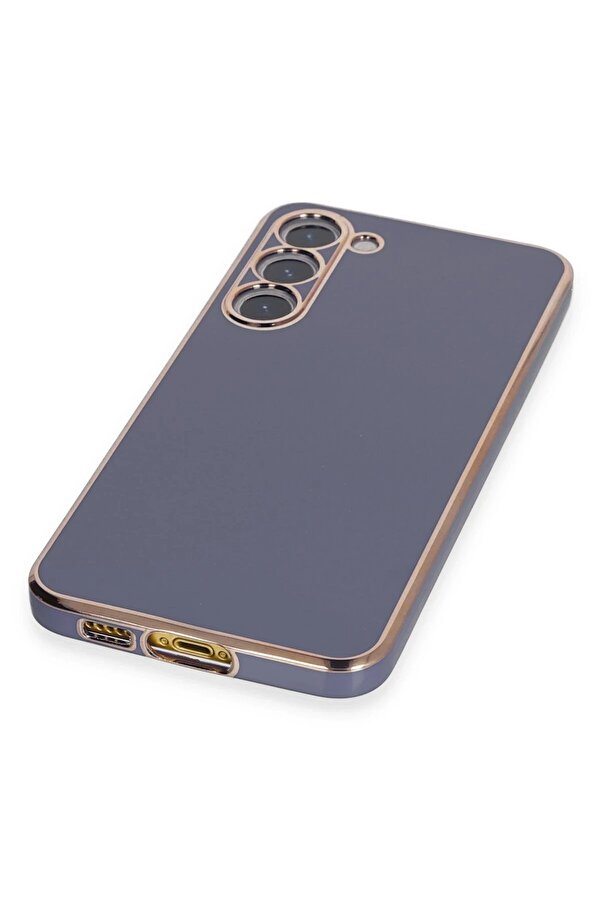 Samsung Galaxy S23 Kılıf Volet Si̇li̇kon - Mavi̇ - Dropx5856-7159