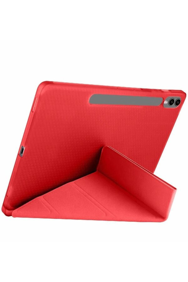 Samsung Galaxy X510 Tab S9 Fe 11 Kılıf Kalemli̇kli̇ Mars Tablet Kılıfı - Kır - Dropx5646-2470