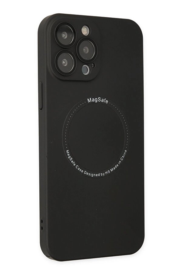 İphone 14 Pro Kılıf Jack Magneti̇csafe Lens Si̇li̇kon - Si̇yah - Dropx5763-2674