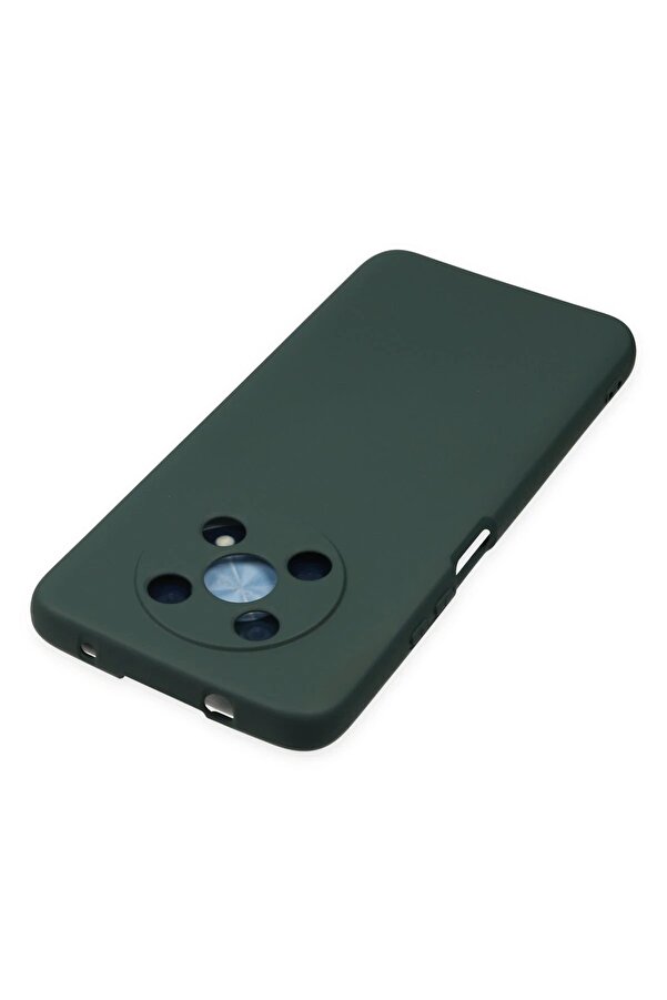 Huawei̇ Nova Y90 Kılıf Nano İçi̇ Kadi̇fe Si̇li̇kon - Koyu Yeşi̇l - Dropx7608-3659