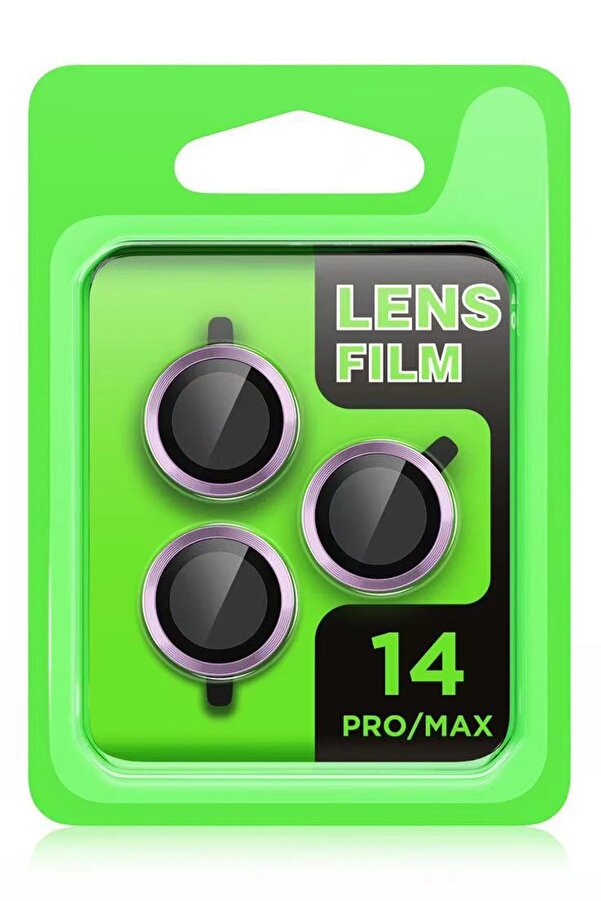 İphone 14 Pro Max Raze Metal Kamera Lens - Gümüş - Dropx2211-9082