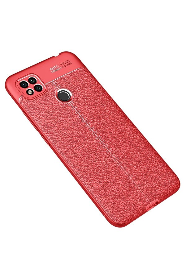 Xi̇aomi̇ Redmi̇ 9C Kılıf Auto Focus Kapak - Kırmızı - Dropx7061-2023