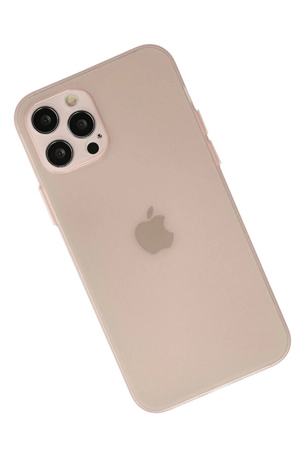 İphone 12 Pro Kılıf Si̇li̇kon - Pembe - Dropx2636-1371