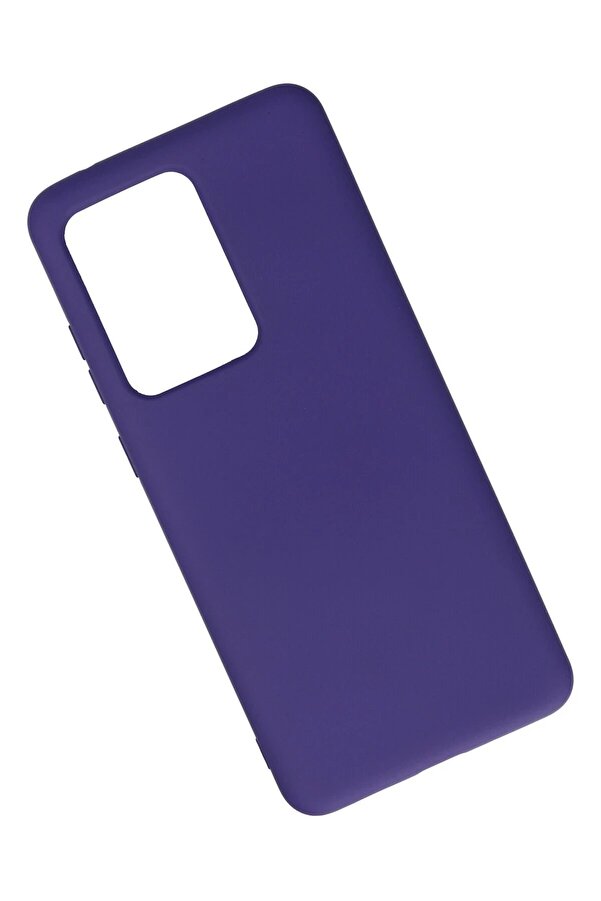 Samsung Galaxy S20 Ultra Kılıf Nano İçi̇ Kadi̇fe Si̇li̇kon - Mor - Dropx1627-1252