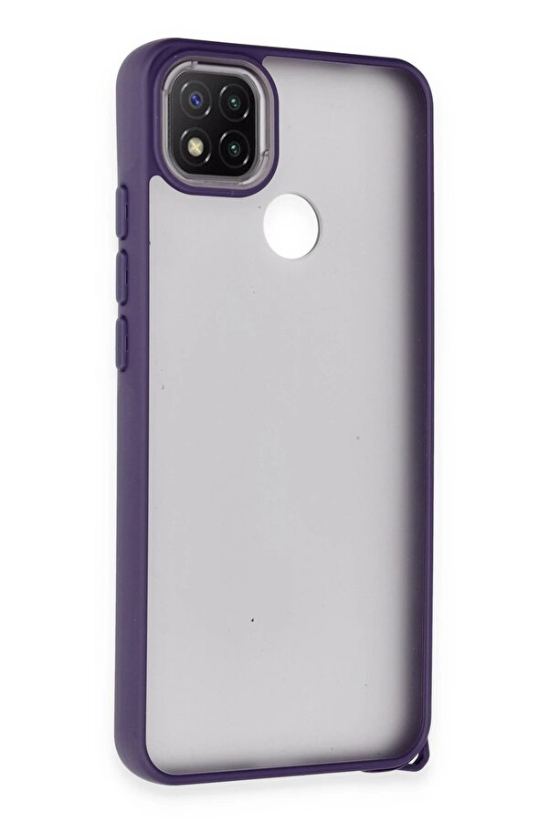 Xi̇aomi̇ Redmi̇ 9C Kılıf Elegant Kapak - Deri̇n Mor - Dropx1599-4679