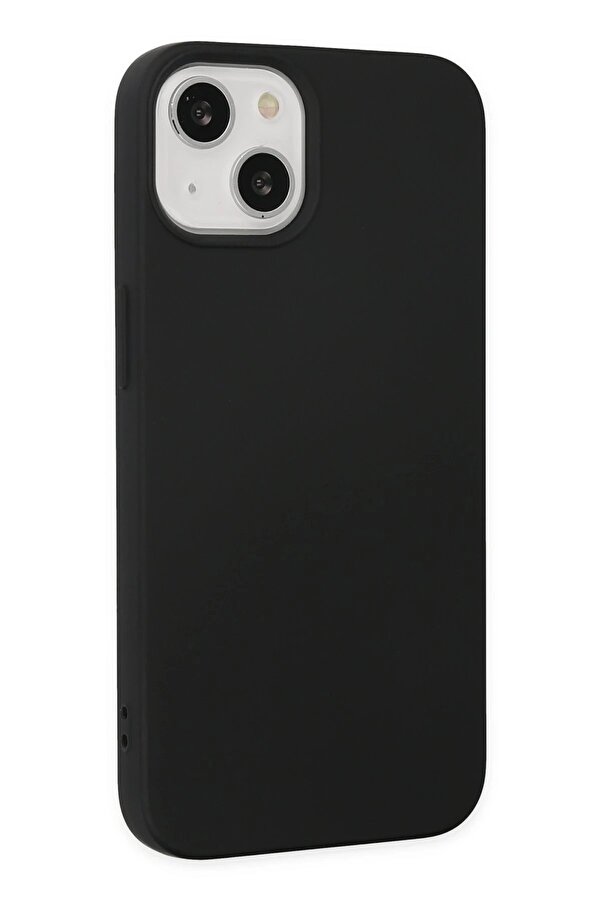 İphone 15 Plus Kılıf Nano İçi̇ Kadi̇fe Si̇li̇kon - Si̇yah - Dropx6233-2285
