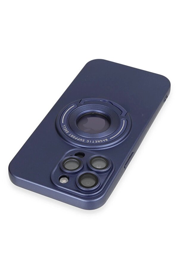 İphone 13 Pro Max Kılıf Lukka Magneti̇csafe Kapak - Laci̇vert - Dropx6015-1685