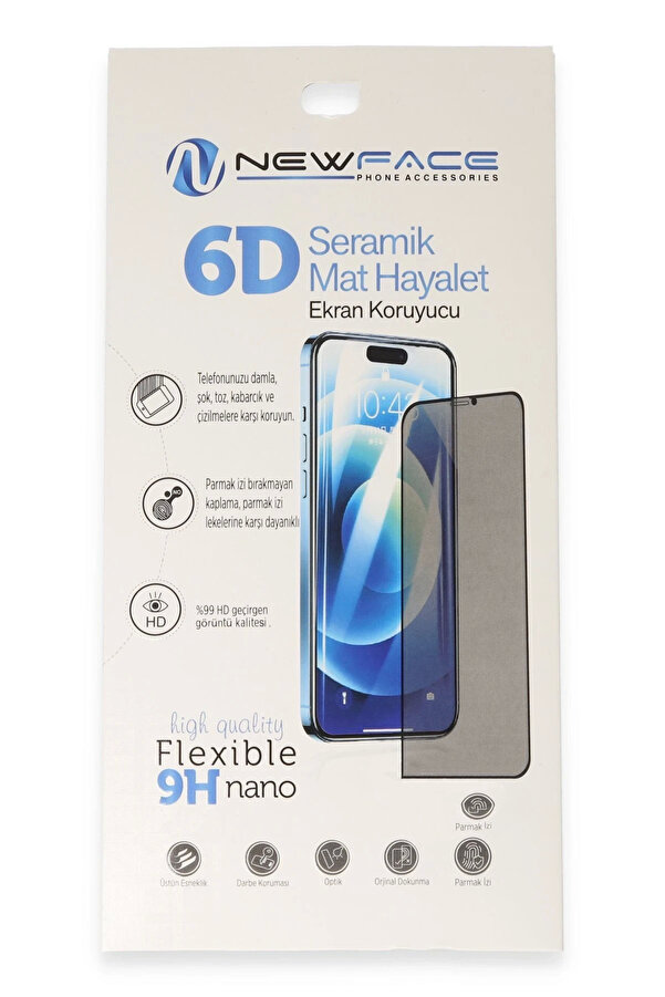 Rexay Bfs Xi̇aomi̇ Redmi̇ Note 8 6D Anti̇stati̇k Mat Serami̇k Hayalet Nano Ekran Koruyucu