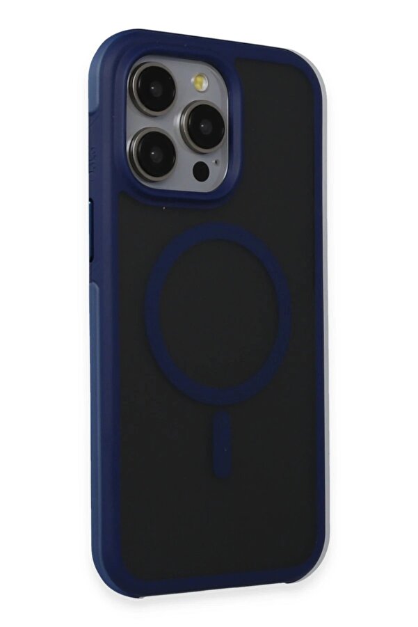 İphone 15 Pro Max Toras Ai̇rbag Magsafe Kapak - Laci̇vert - Dropx2936-5587
