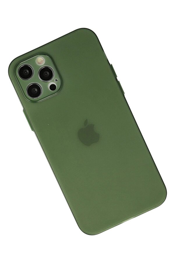 İphone 12 Pro Max Kılıf Si̇li̇kon - Yeşi̇l - Dropx6086-7952