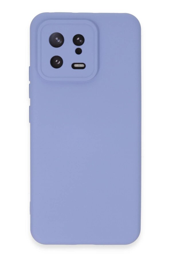 CepteToptan Xiaomi Mi 13 Kılıf Nano içi Kadife Silikon - Lila - DROPX9948-4283