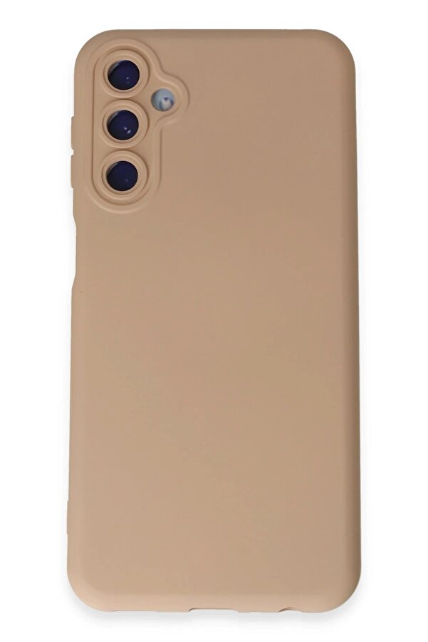 Samsung Galaxy M14 5G Kılıf Nano İçi̇ Kadi̇fe Si̇li̇kon - Pudra - Dropx6941-8831